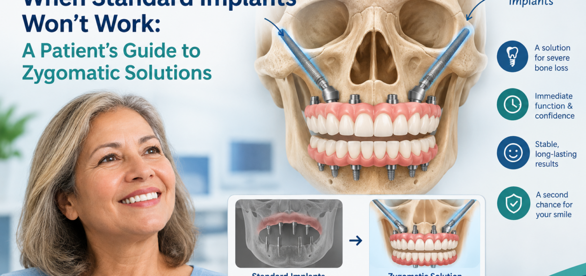 Zygomatic implants for full arch restoration at The Ackerman Clinic New Milton